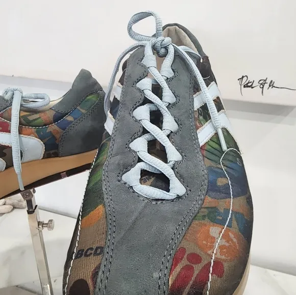 [ EARTH] pastiche Baltic blue Orizon lace up shoe size 8 b mens/ womens