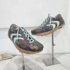 [ EARTH] pastiche Baltic blue Orizon lace up shoe size 8 b mens/ womens