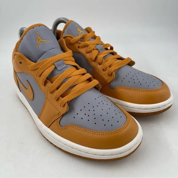 👞 Nike Air Jordan 1 Low - Size 8 - Cement Grey Chutney Sail Sneakers