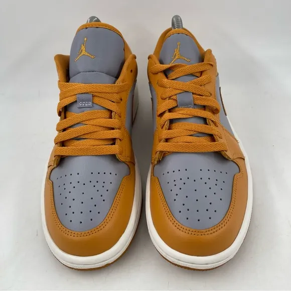 👞 Nike Air Jordan 1 Low - Size 8 - Cement Grey Chutney Sail Sneakers