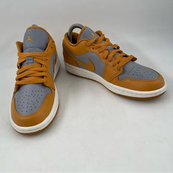 👞 Nike Air Jordan 1 Low - Size 8 - Cement Grey Chutney Sail Sneakers