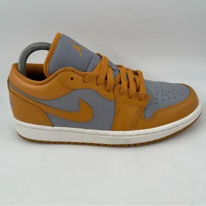 👞 Nike Air Jordan 1 Low - Size 8 - Cement Grey Chutney Sail Sneakers