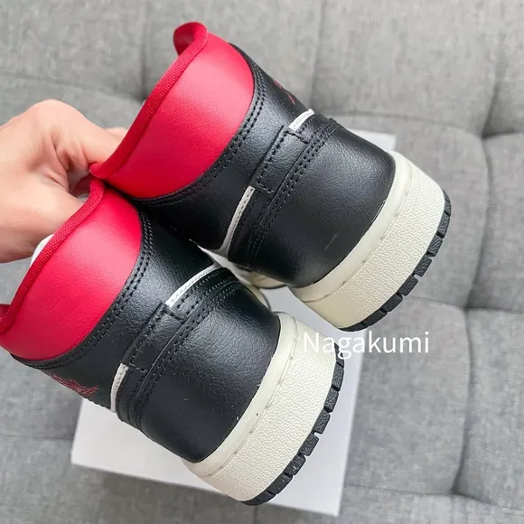 ❤️🖤 Nike Air Jordan 1 Retro Mid Chicago Gym Red panda  Shoes