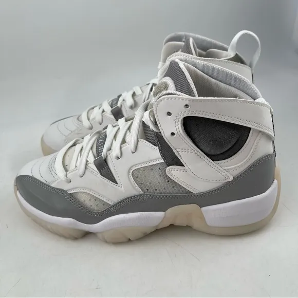👞 Nike Women’s Air Jordan Jumpman 2 Trey- SZ 7.5 -DR9631-002 Grey White Shoes