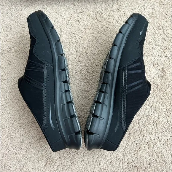 ♦️🆕 Skechers Women’s Synergy Air Streamer Black Athletic Shoes Sneakers Mules