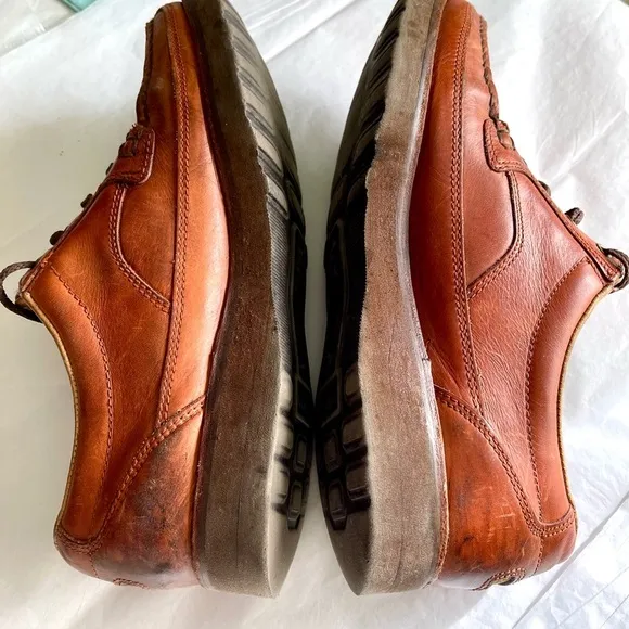 10 M Gortex Rocksport Rockport Vibram Leather Lace  Up Shoes Brown Heavyduty