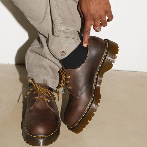 1461 BEX CRAZY HORSE LEATHER OXFORD SHOES women’s 9 men’s 8
