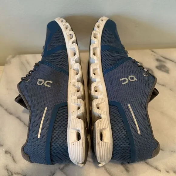 $170 Men's Sz 10 M On Cloud5 Textile Running Shoes In Blue insoles