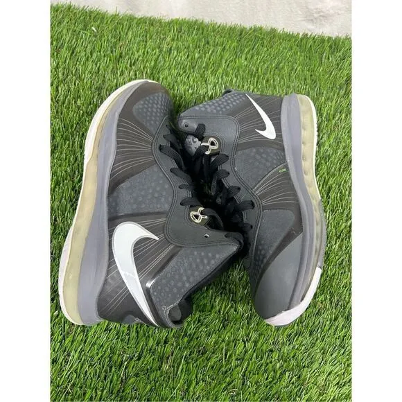 2010 NIKE LEBRON 8 V/2 COOL GREY SZ 8 429676 002 BASKETBALL SNEAKERS S37