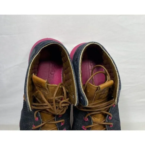 2013 Nike Zoom LeBron 10 EXT Denim Pink Blue Rare 597806-400 Men’s Size 11 Shoes