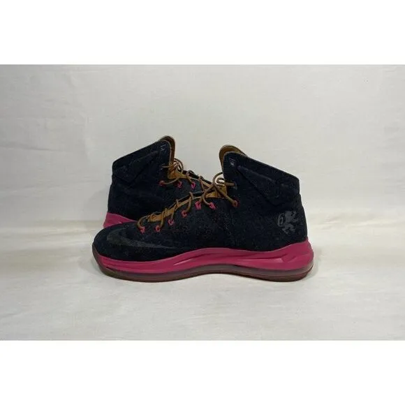 2013 Nike Zoom LeBron 10 EXT Denim Pink Blue Rare 597806-400 Men’s Size 11 Shoes