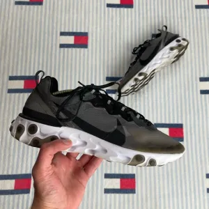 2018 Nike React Element 87 ‘Anthracite’ athletic running shoes