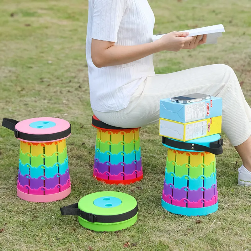 2023 Upgraded Retractable Folding Stool