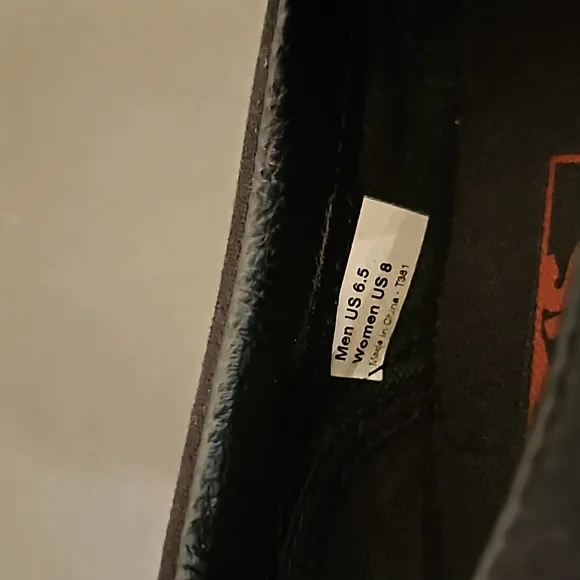 6.5 | Iron Maiden Classic Slip on Vans | Off the Wall | Canvas | The Trooper