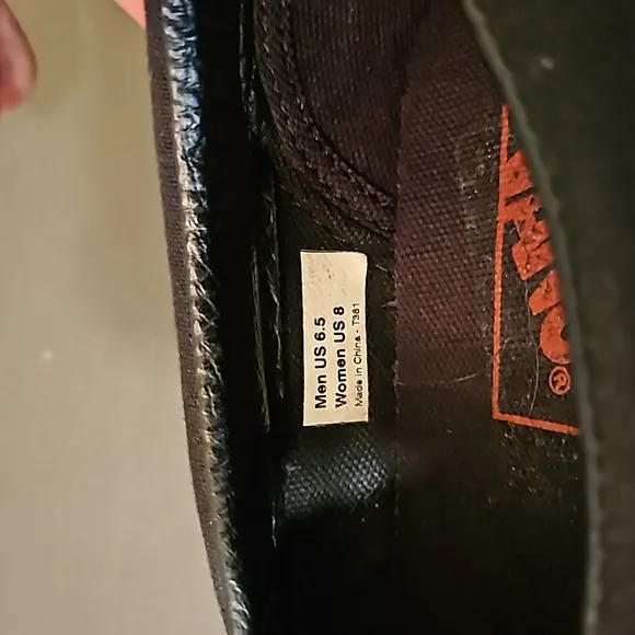 6.5 | Iron Maiden Classic Slip on Vans | Off the Wall | Canvas | The Trooper