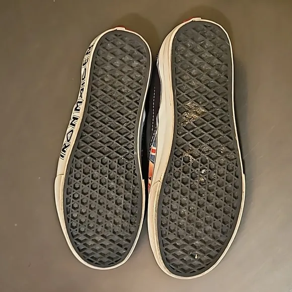 6.5 | Iron Maiden Classic Slip on Vans | Off the Wall | Canvas | The Trooper