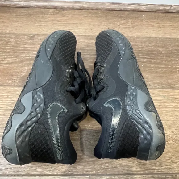 8.5 Nike Renew Elevate II 2 Basketball Shoes Triple Black CW3406-004 Men’s 8.5