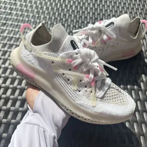 Adidas 4D Fusio Cloud White Pink Men's Athletic Shoes H04508 Size 4