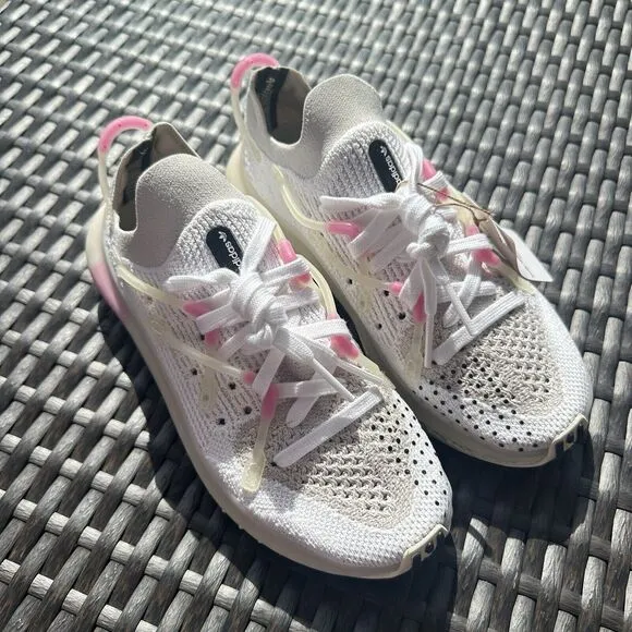 Adidas 4D Fusio Cloud White Pink Men's Athletic Shoes H04508 Size 4
