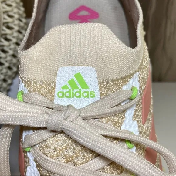 Adidas 4DFWD Reflective Women’s 9 Knit Stretch Running Shoes Halo Blush Q46444