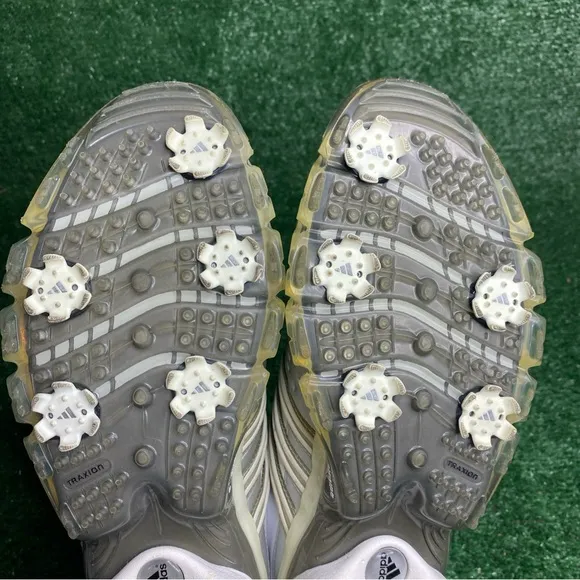 Adidas AdiPRENE Plus Golf Shoes Women’s Size 11 White Powerband Chasis Traxion