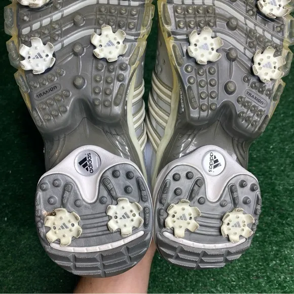 Adidas AdiPRENE Plus Golf Shoes Women’s Size 11 White Powerband Chasis Traxion