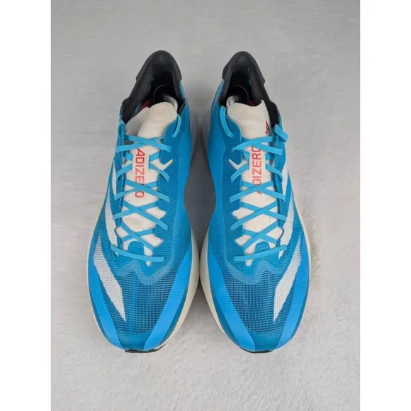 Adidas Adizero Adios 8 Running Shoes Mens 13 Aqua Blue Lightweight Sneakers