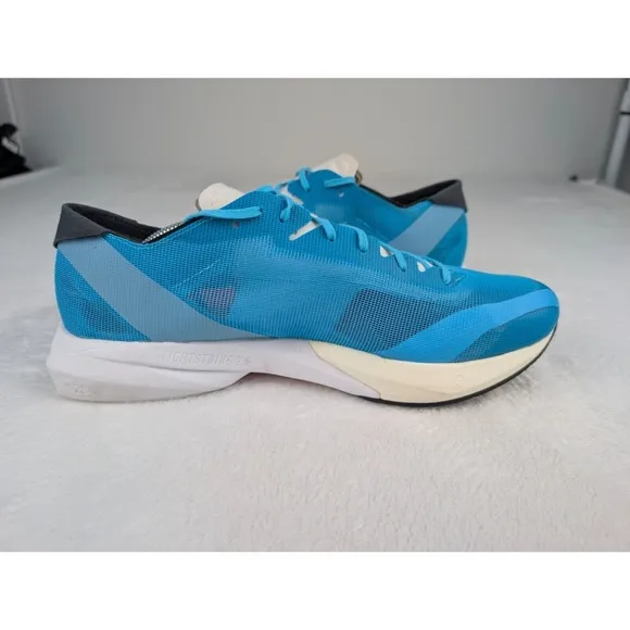 Adidas Adizero Adios 8 Running Shoes Mens 13 Aqua Blue Lightweight Sneakers