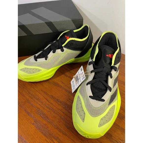 Adidas Adizero Select 2.0 Basketball Sneaker Lightstrike Neon Black M 6.5 W 7.5