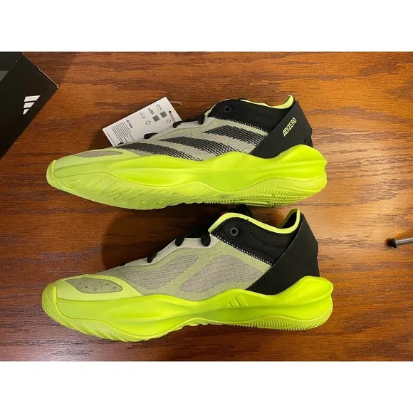 Adidas Adizero Select 2.0 Basketball Sneaker Lightstrike Neon Black M 6.5 W 7.5