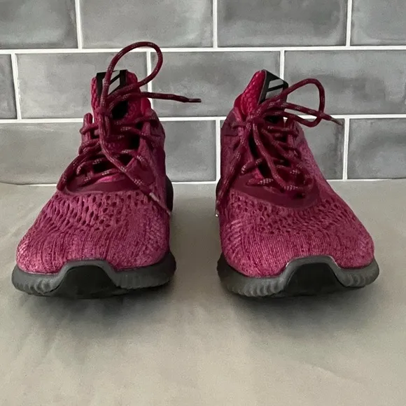 Adidas Alpha Bounce Running Sneakers Shoes Raspberry Euro 39.5 Mens 7.5
