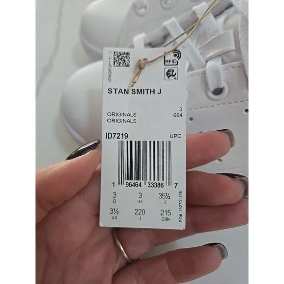 Adidas BAPE x Stan Smith CAMO Shoes Sneakers Kids Size 3.5 US NEW