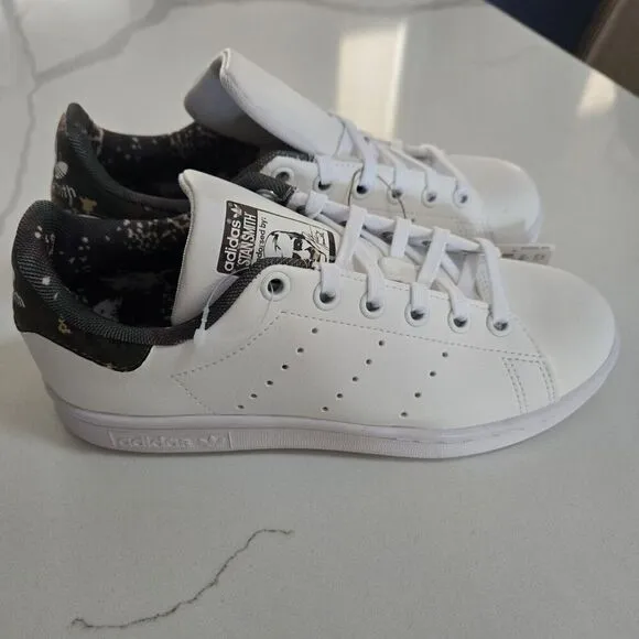 Adidas BAPE x Stan Smith CAMO Shoes Sneakers Kids Size 3.5 US NEW