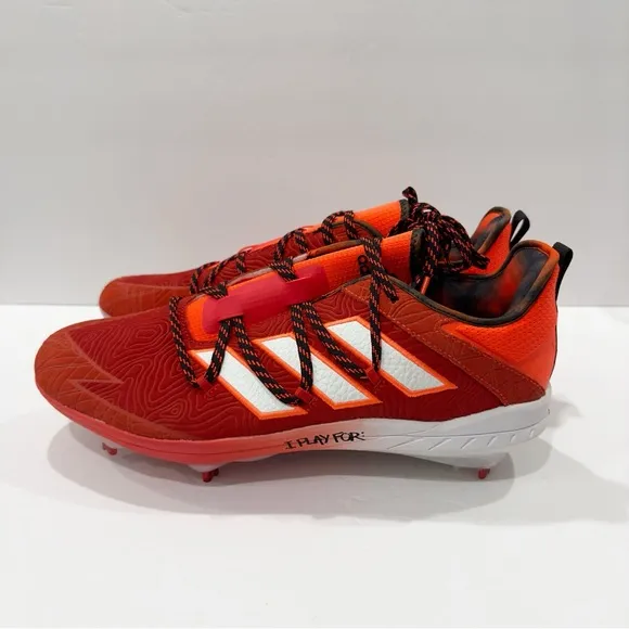 Adidas Baseball Shoes Men’s Adizero Grail Lead To Legacy Metal Red White
