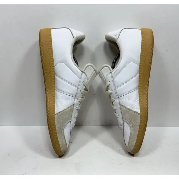 Adidas BW Army Footwear White Leather Men’s Size 12.5 CQ2755 Shoes Sneakers