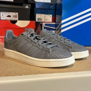 Adidas Campus shoes sneakers new grey BY9837 snake skin effect Women’s Size 7