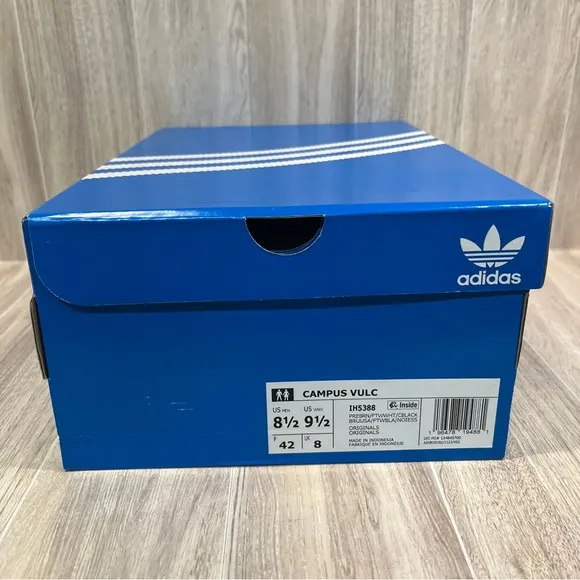 Adidas Campus Vulc Preloved Brown White Black Shoes IH5388 Men's Sizes