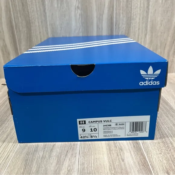 Adidas Campus Vulc Preloved Brown White Black Shoes IH5388 Men's Sizes