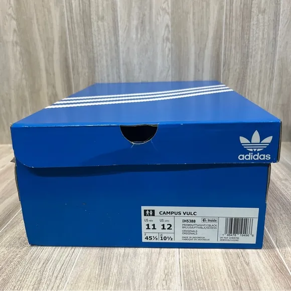 Adidas Campus Vulc Preloved Brown White Black Shoes IH5388 Men's Sizes