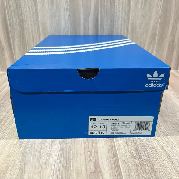 Adidas Campus Vulc Preloved Brown White Black Shoes IH5388 Men's Sizes