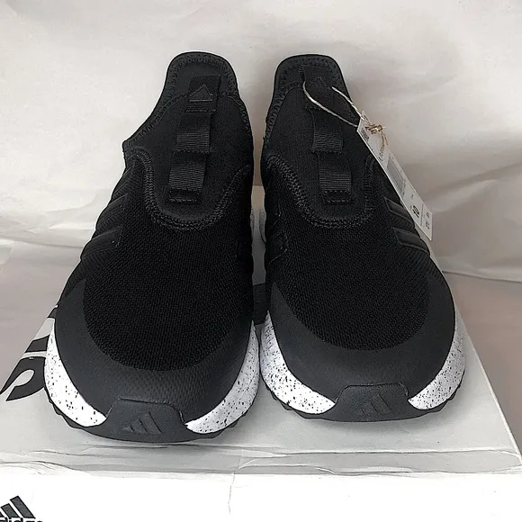 ADIDAS CLOUDFOAM X_PLRPULSE Black w Speckled Soles Slip On Shoes Unisex NIB