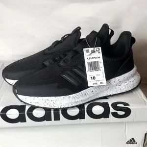 ADIDAS CLOUDFOAM X_PLRPULSE Black w Speckled Soles Slip On Shoes Unisex NIB