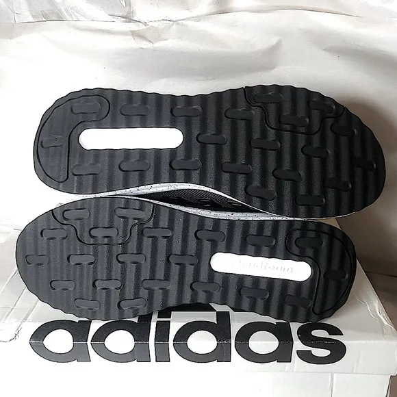 ADIDAS CLOUDFOAM X_PLRPULSE Black w Speckled Soles Slip On Shoes Unisex NIB