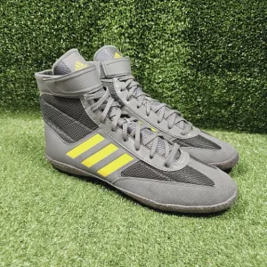 Adidas Combat Speed 5 Gray Athletic Wrestling Combat MMA Shoes Mens Size 12.5