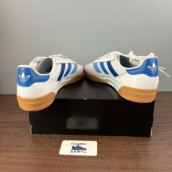 adidas Copa Premiere White/Blue Gradient Stripes Shoes Men’s Sz