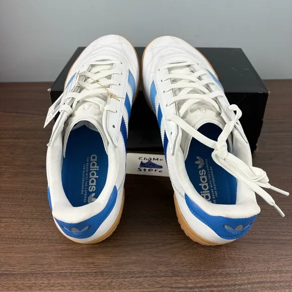 adidas Copa Premiere White/Blue Gradient Stripes Shoes Men’s Sz
