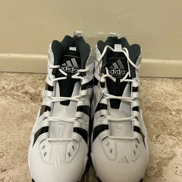 Adidas Crazy 8 Kobe Bryant Basketball Shoes Men’s Size 16 White Black IE7198