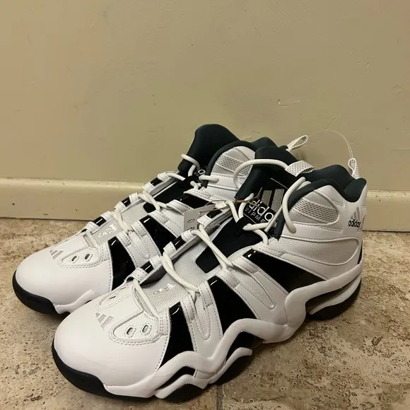 Adidas Crazy 8 Kobe Bryant Basketball Shoes Men’s Size 16 White Black IE7198
