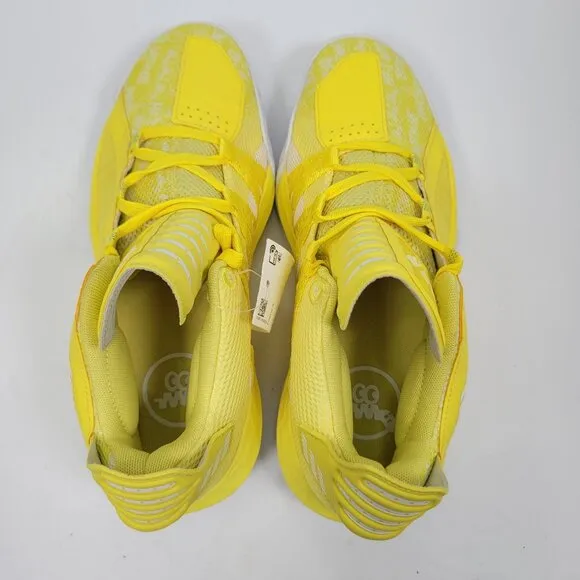 Adidas Dame 6 Men’s Yellow Basketball Shoes FU6810 US Size 7.5 NWT