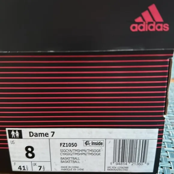 Adidas Dame 7 “Jamfest” Basketball Sneakers - Men’s Size 8